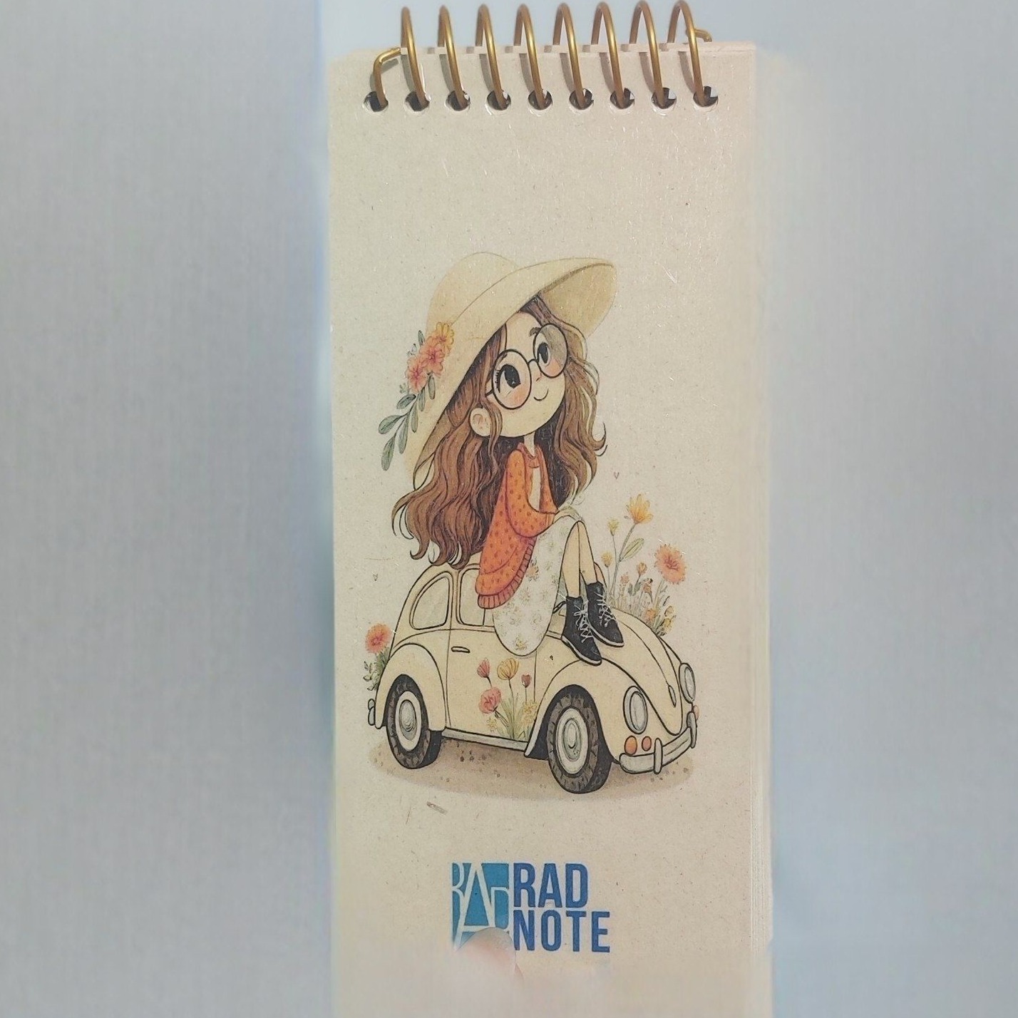 دفترچه پالتویی کرافت جلد پرسی رادنت