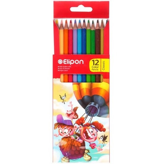 12 رنگ جعبه مقوا الیپون