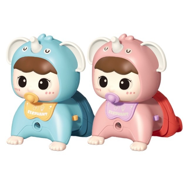 اسباب بازی مدل نوزاد راه رو پروژکتوردار طرح Crawling Baby کد 6047
