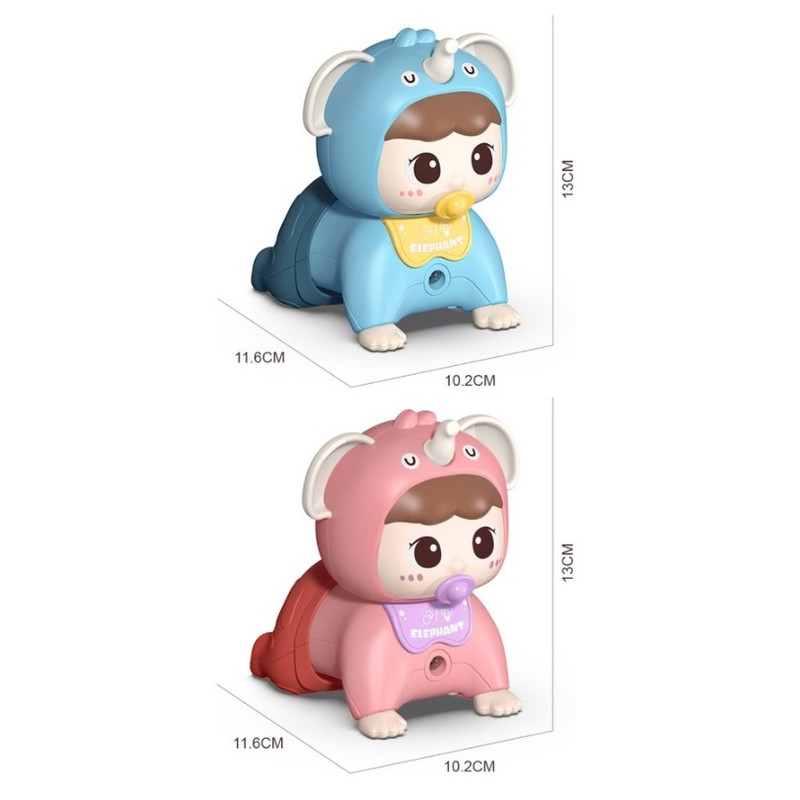 اسباب بازی مدل نوزاد راه رو پروژکتوردار طرح Crawling Baby کد 6047