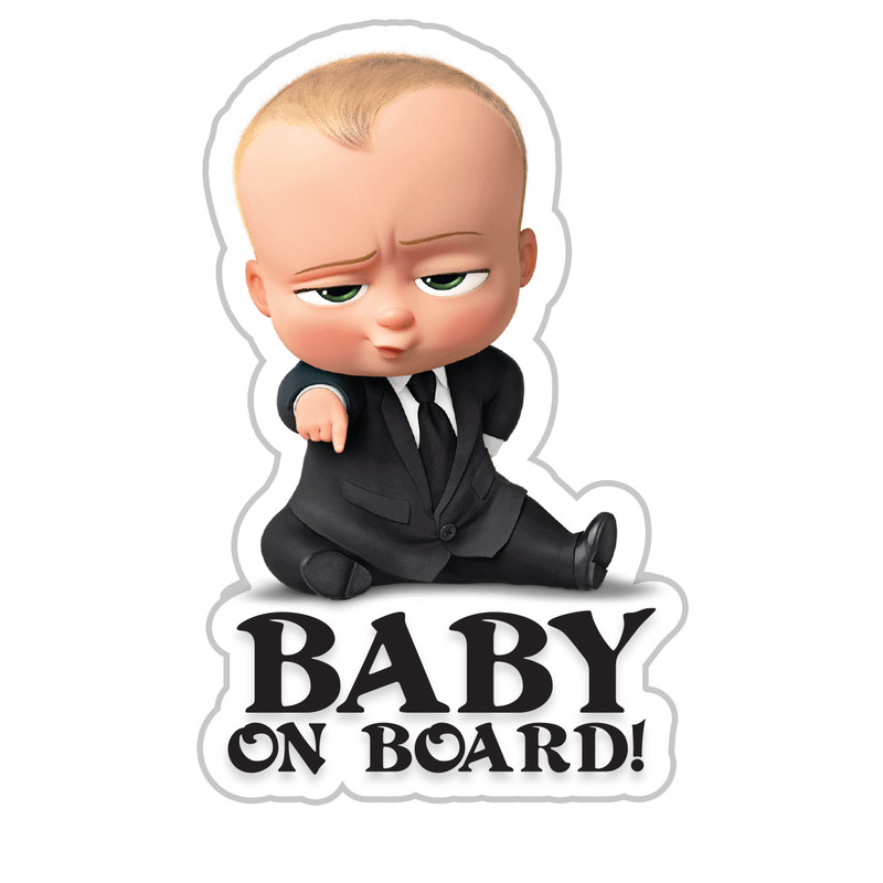 استیکر کودک طرح بیبی‌آن‌بورد مدل Baby Boss-01