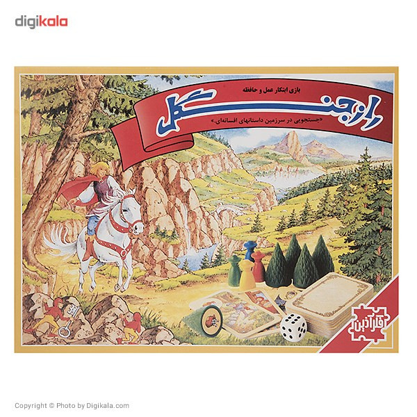 بازی فکری راز جنگل برند فکرآذین، تعداد بازیکن بیش از چهار نفر، مناسب کودک، نوجوان