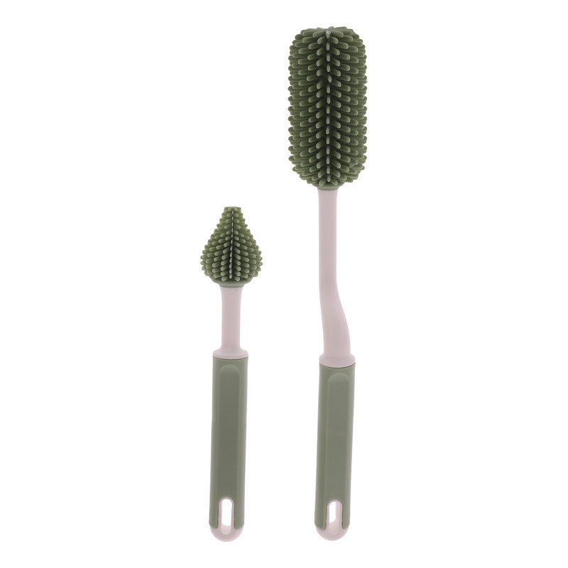 برس شیشه شوی اونلی بیبی مدل ONBY-3 سیلیکونی مجموعه 2 عددی