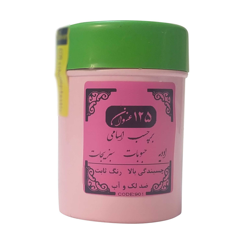 برچسب مدل شفاف طرح ادویه کد 3060 بسته 125 عددی