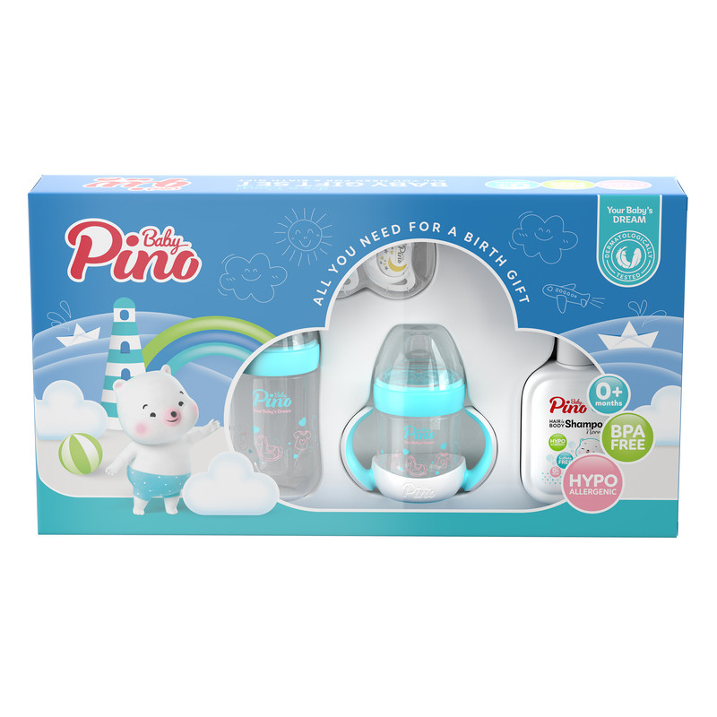 ست بهداشتی کودک پینوبیبی مدل Baby Boy Gift Set مجموعه 7 عددی