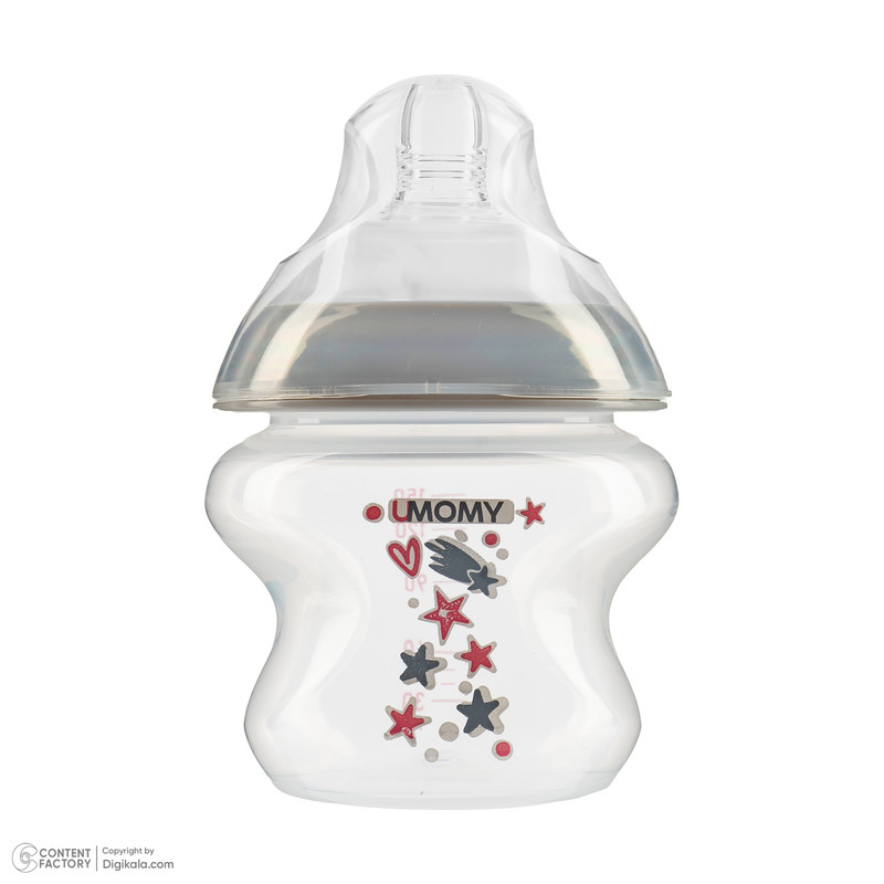 شیشه شیر یومامی مدل Anti Colic گنجایش 150 میلی لیتر - بسته 2 عددی