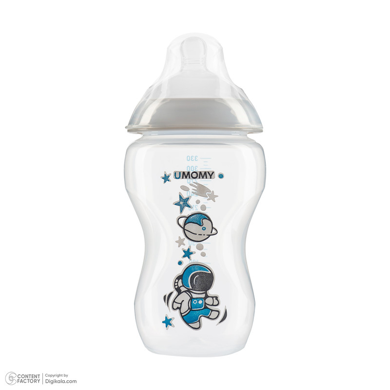 شیشه شیر یومامی مدل Anti Colic گنجایش 330 میلی لیتر - بسته 2 عددی