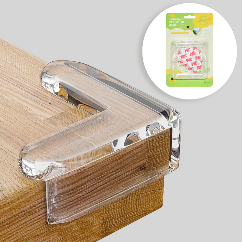 ضربه گیر گوشه میز Weikang مدل 6012E بسته 4 عددی