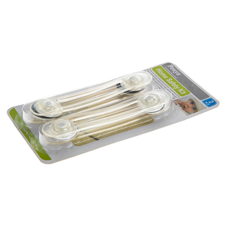 قفل درب کابینت پویا مدل Home Safety Kit چهار بسته 2 عددی