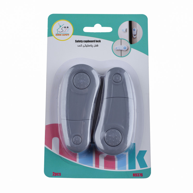 ناموجودقفل کابینت و کمد نی نی ک مدل N9376-2CGY بسته 2 عددی