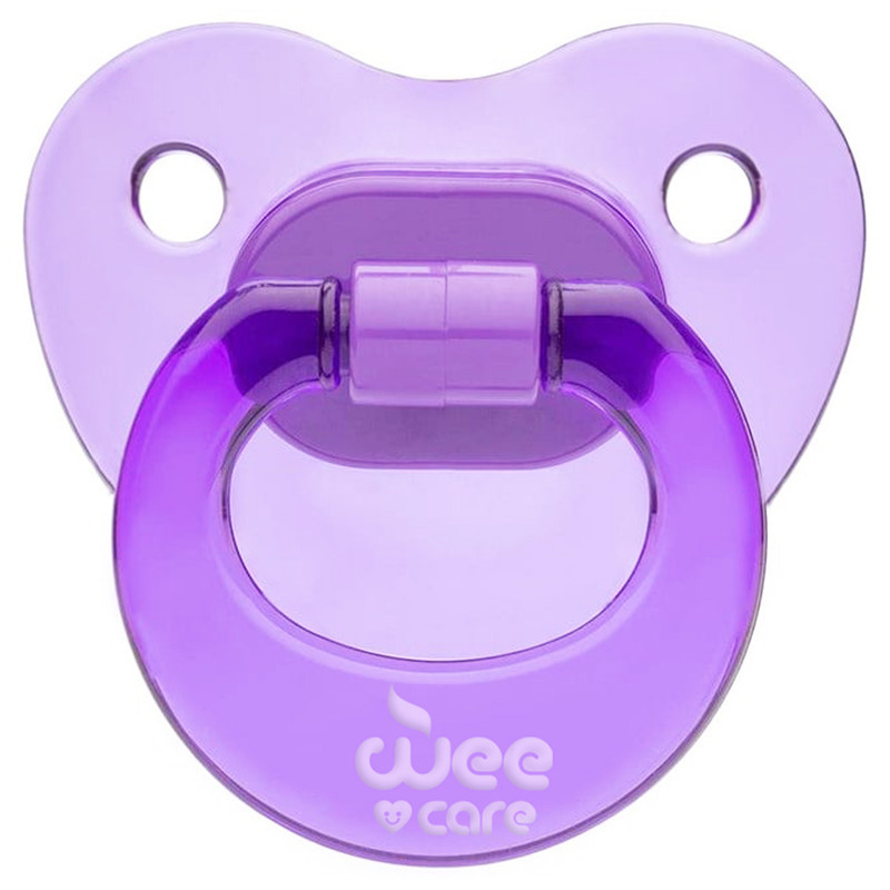 پستانک ارتودنسی وی کر مدل دسته دار fancy شفاف سایز +12 ماه کد p109