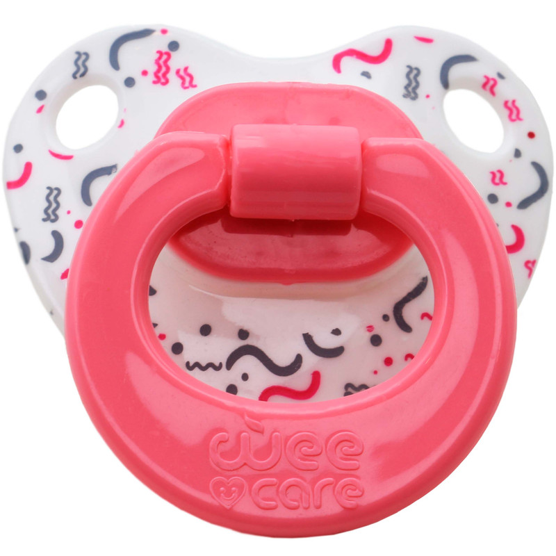 پستانک ارتودنسی وی کر مدل دسته دار مات چاپدار joyful کد P121