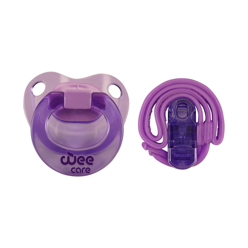 پستانک ارتودنسی وی کر مدل شفاف Fancy سایز 0-6 ماه کد P150 به همراه بند