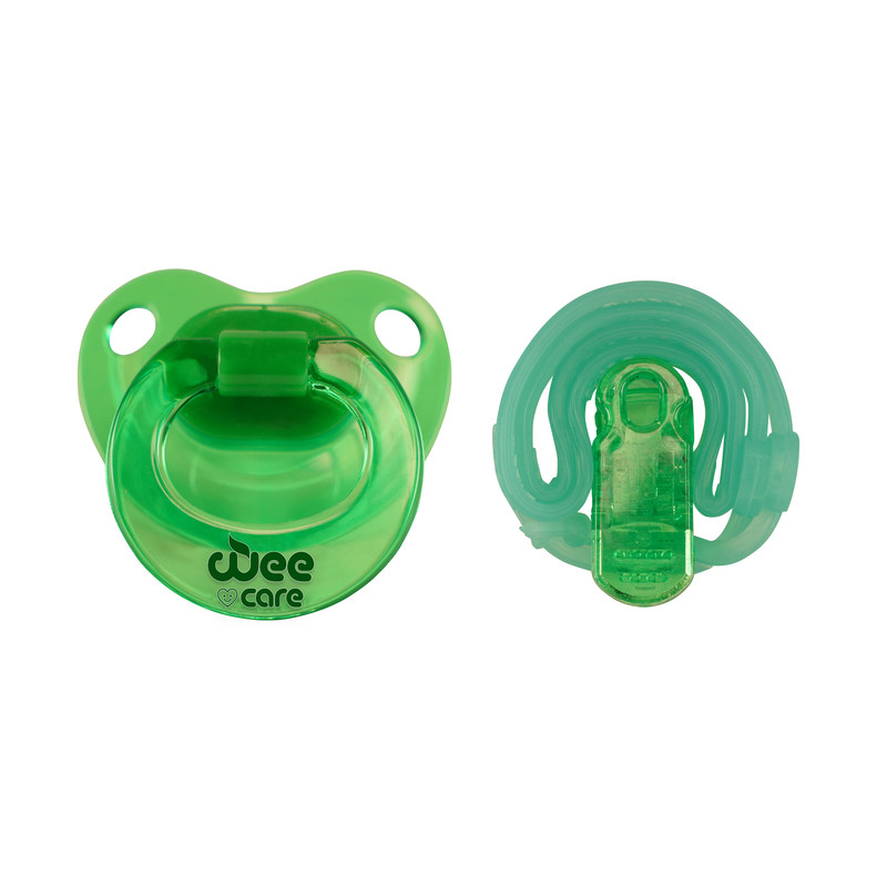 پستانک ارتودنسی وی کر مدل شفاف Fancy سایز 0-6 ماه کد P150 به همراه بند
