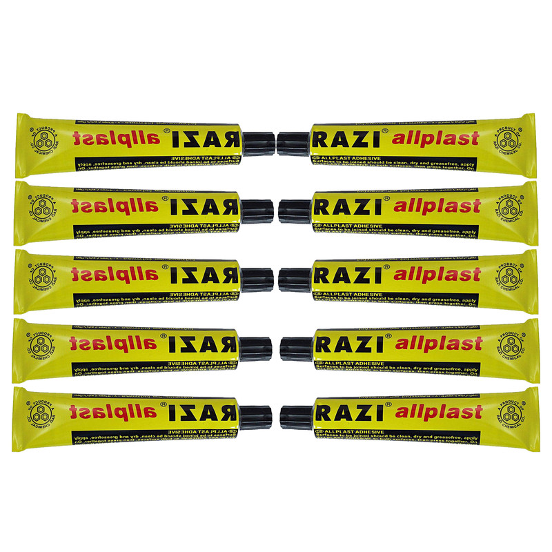 چسب مایع رازی مدل Allplast بسته 10 عددی