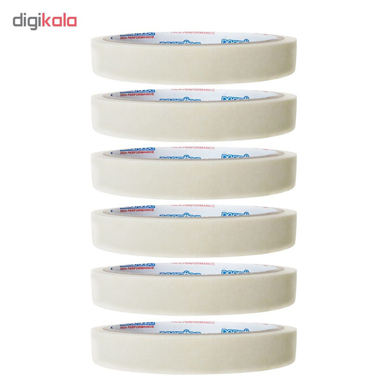 چسب کاغذی مدل HIGH PERFORMANCE عرض 2 سانتی متر بسته 6 عددی