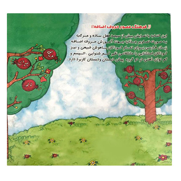 کتاب فرهنگ مصور حروف اضافه اثر فرناز صادقی انتشارات آموزش نو آموز