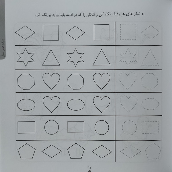 کتاب کودک باهوش من مفاهیم ساده ی ریاضی 5 سالگی اثر داریوش صادقی نشر کتاب پرنده