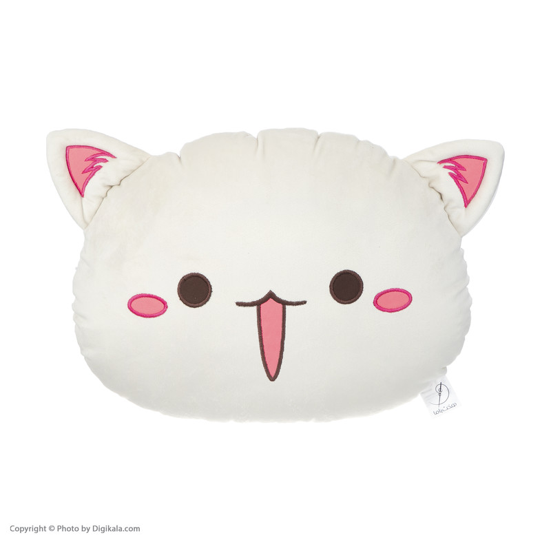 کوسن کودک دوخت با ما مدل mochi peach cat مجموعه دو عددی